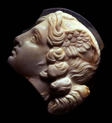 Cameo fragment of the head of Medusa à 