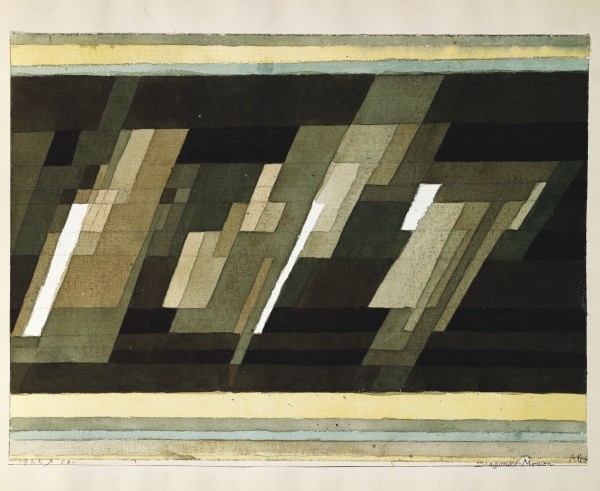 Diagonal-Medien, 1922 (w/c over pencil on paper)  à 