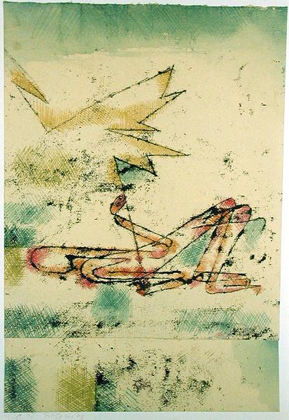 Flash of Lightning, 1920 (w/c on paper)  à 