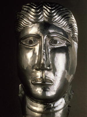 Head of a man, Gallo-Roman, 2nd-3rd century AD (silver) à 