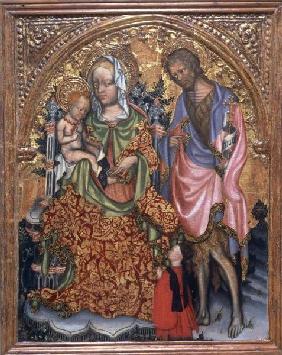 Vierge a l''Enfant / Peint. italienne 15e