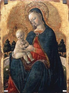 Vierge a l''Enfant / Peint. ital. / 15e
