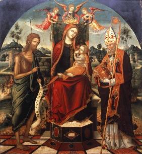 J.Permeniates/Vierge a l''Enfant/Saint
