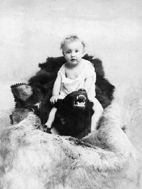 Boy On A Bear Skin