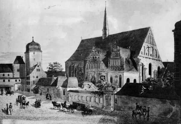 Leipzig, Pauliner Church/Etch.by Schwarz à 