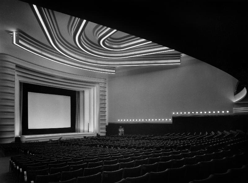 Movie theater Normandie in Paris built in 1937, Art Deco style, architects Pierre de Montaut and Adr à 