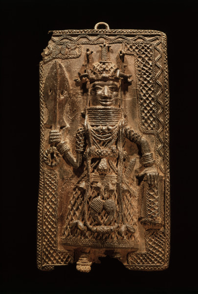Oba with Sword / Benin Bronze à 
