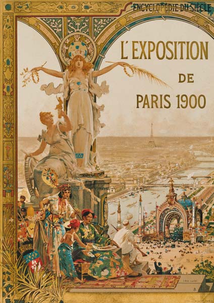 Paris, World Fair 1900, Poster à 