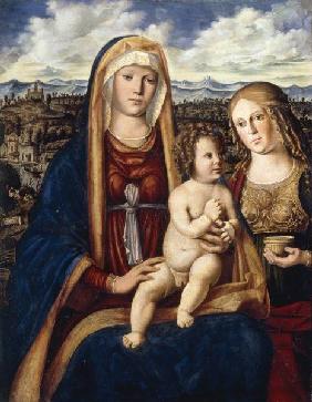 Vierge a l''Enfant/Marie Madeleine/1496