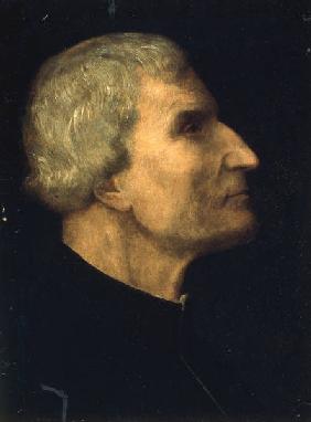 Pordenone attribue / Portrait d''un homme