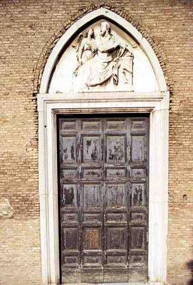 Right hand doorway of the convent, 17th century (photo) à 