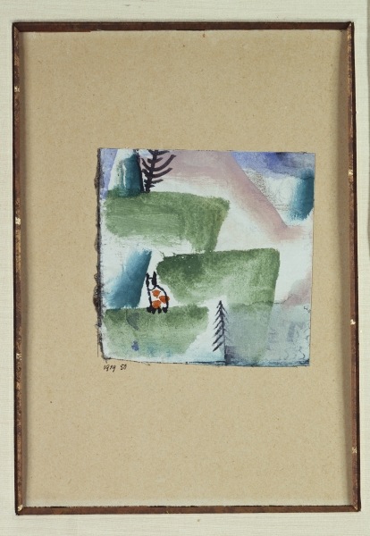The Territory of a Tom Cat, 1919 (w/c on linen mounted on board)  à 