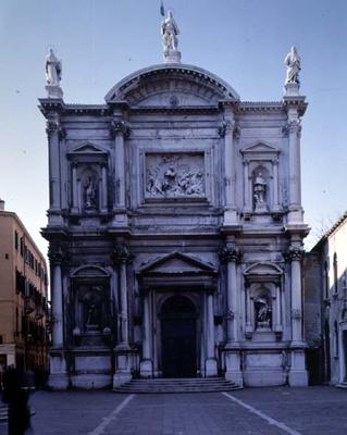 The Facade, designed by Bartolommeo Bon, Sante Lombardo and completed by Scarpagnino (1465/70-1549) à 
