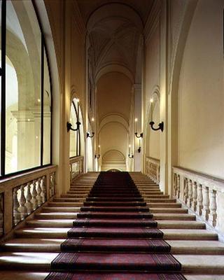 The 'Scalone d'Onore' (Stairs of Honour) designed by Flaminio Ponzio (c.1560-1613) (photo) à 