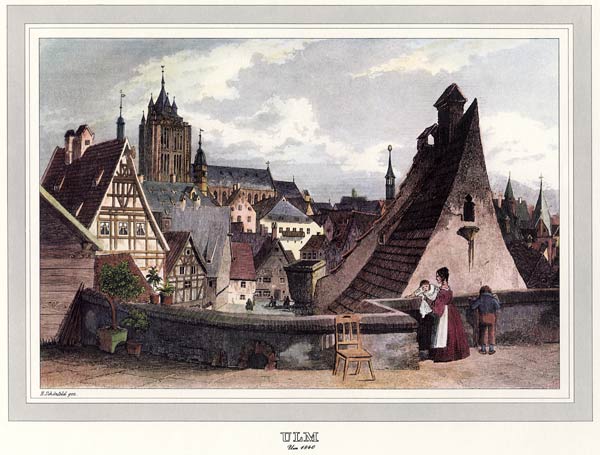 Ulm um 1840 / H. Schönfeld à 