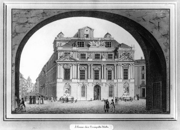 Vienna / Old University / Etching / 1825 à 