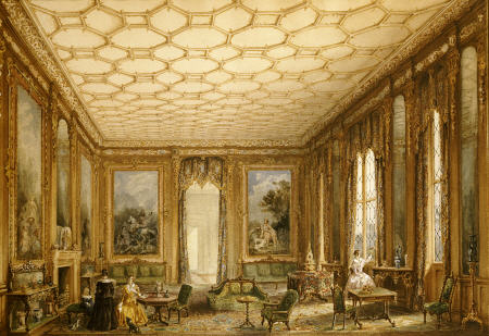 View Of A Jacobean-Style Grand Drawing Room à 