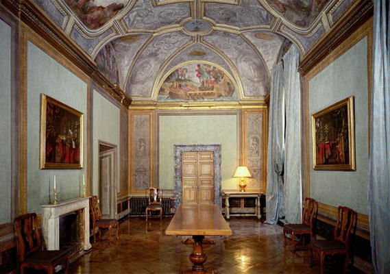 View of the 'Camerino' with frescoes by Annibale Carracci (1560-1609) 1596 (photo) à 