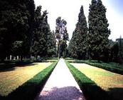 View of the walkway through the park, designed for Cardinal Giuliano de'Medici (1478-1534) by Raffae