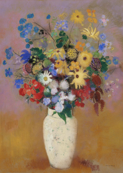 Vase of Flowers à Odilon Redon