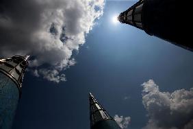 Wolken und Sonne in Bonn