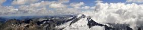 Panorama Berg Mösler in Südtirol