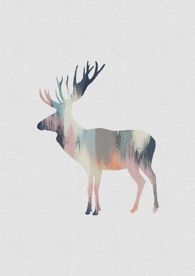 Pastel Moose