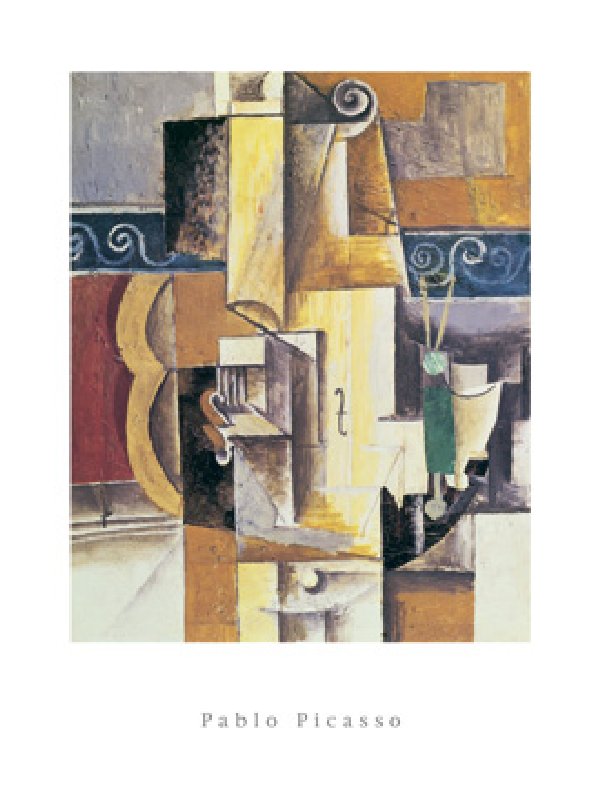 Titre de l‘image : Pablo Picasso - Violon et Guitare - poster