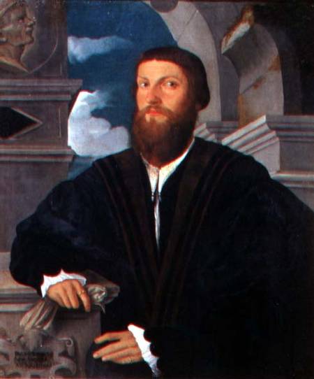 Portrait of the physician Coignati à Paolo Pino ou Pini