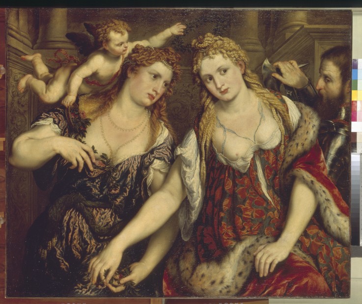Flora, Venus, Mars and Cupid à Paris Bordone