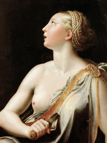 Lucretia à Parmigianino (dit le Parmesan)