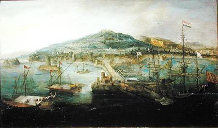 The Bay of Naples à Paul Brill ou Bril