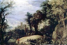 Landscape with Huntsmen