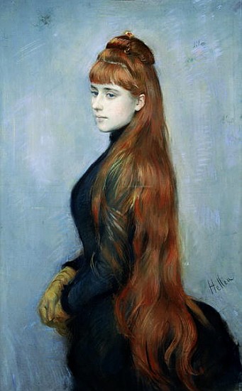 Portrait of Mademoiselle Alice Guerin à Paul Cesar Helleu