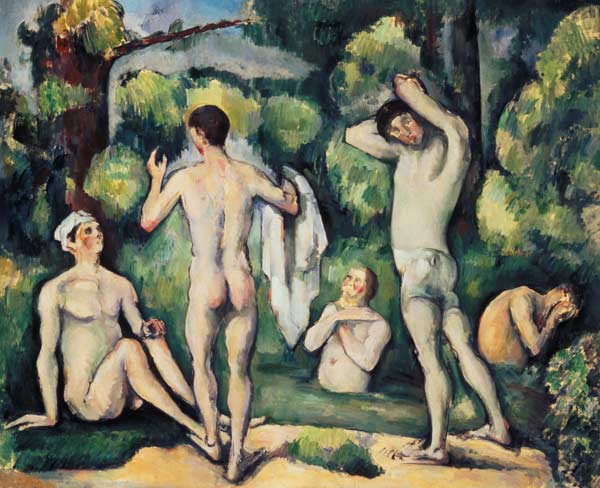 Cinq bains à Paul Cézanne