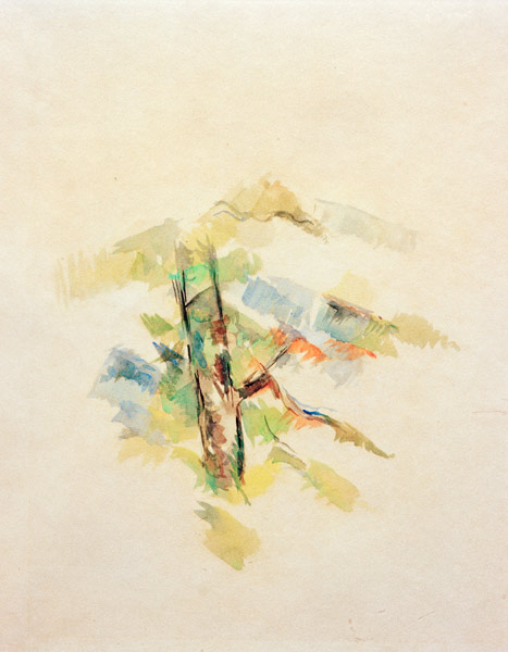 Étude des arbres à Paul Cézanne
