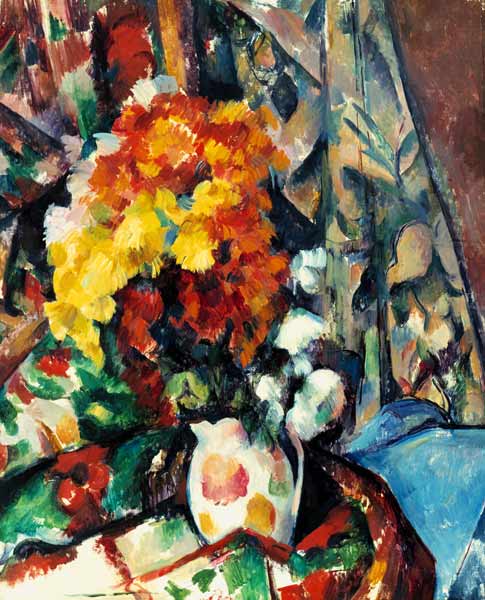 Vase fleuri à Paul Cézanne