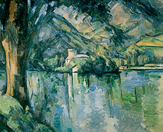 Lac d'Annecy à Paul Cézanne