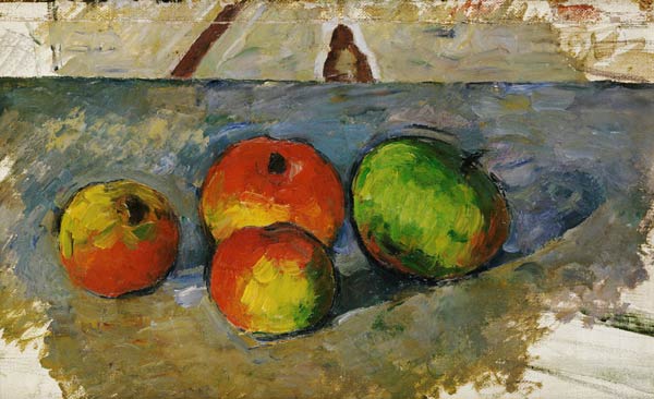 Four Apples à Paul Cézanne