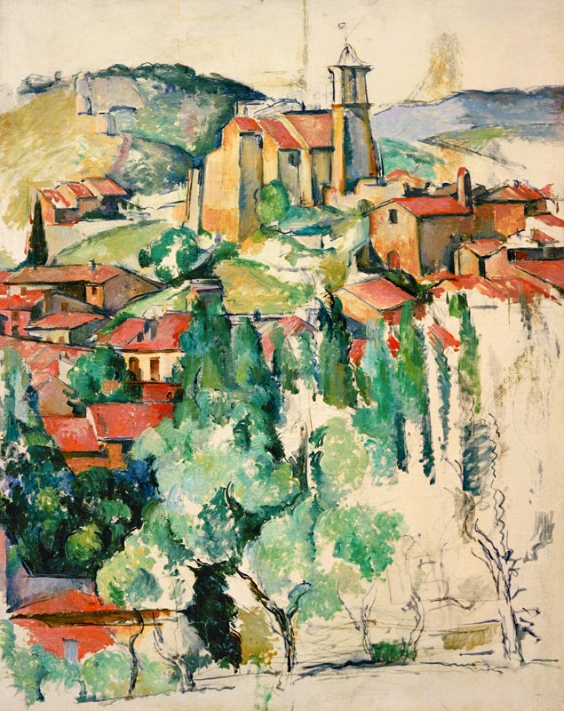 Afternoon in Gardanne à Paul Cézanne