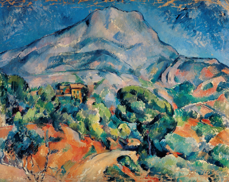 La montagne Sainte Victoire à Paul Cézanne