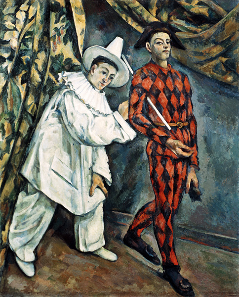 Pierrot and Harlequin à Paul Cézanne