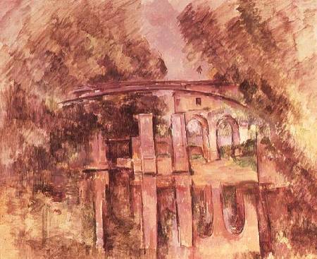 The Aqueduct and Lock à Paul Cézanne