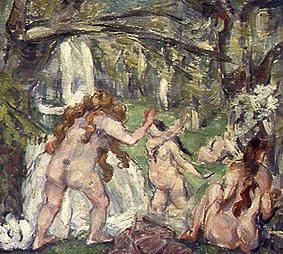 femmes de baignant à Paul Cézanne