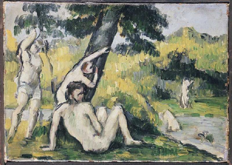 La place de bain à Paul Cézanne