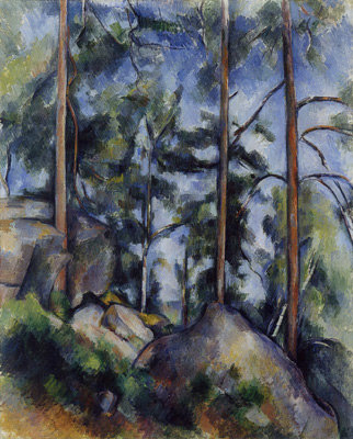 Pins et rochers à Paul Cézanne