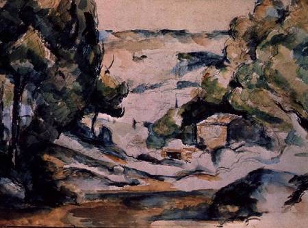 Countryside in Provence à Paul Cézanne