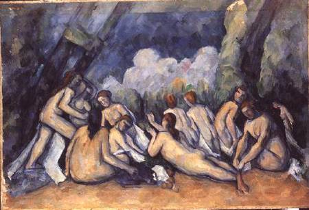 Les baigneuses à Paul Cézanne