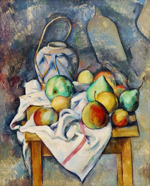Le vase paille à Paul Cézanne