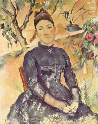 Madame Cézanne à la lngerie à Paul Cézanne